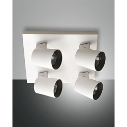 Spot MODO, GU10, 4x 35W, IP20, white
