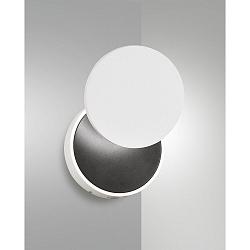 LED Wall luminaire ARA, 2x 6W, 3000K, 1080lm, IP20, black