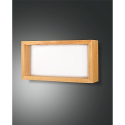 Luminaire mural WINDOW langue IP20, chêne, satiné