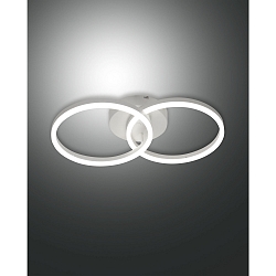 LED Wall luminaire GIOTTO, 2x 18W, 3000K, 3240lm, IP20, white