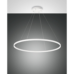 LED Pendant luminaire GIOTTO, 60W, 4000K, 6700lm, IP20, Smartluce compatible, white