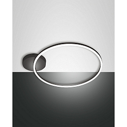 LED Ceiling luminaire GIOTTO, incl. Smartluce, 1x 36W, 3000K, 3240lm, IP20, black