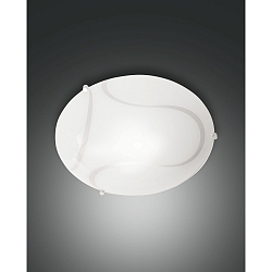Luminaire de plafond MAGMA petit, rond E27 IP20, blanche gradable