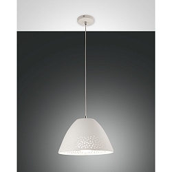 Luminaire à suspension CASALE à 1 flamme, réglable E27 IP20, blanche gradable