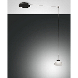 Luminaire à suspension ARABELLA langue IP20, noir, blanche gradable