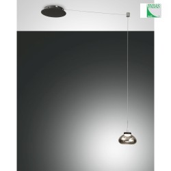 Luminaire  suspension ARABELLA langue, dimmable IP20, couleurs fume, noir  gradable
