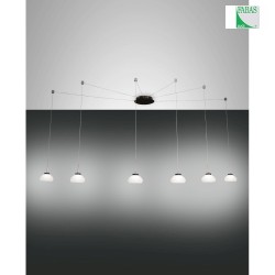 LED Pendant luminaire ARABELLA, 6x 8W, 3000K, 4320lm, IP20, white