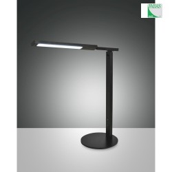 Lampe de table IDEAL dimmable, Tunable White, rglable IP20 satin, noir gradable