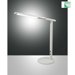 Lampe de table IDEAL dimmable, Tunable White, rglable IP20 satin, blanche gradable