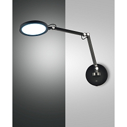 wall luminaire REGINA IP20, black dimmable