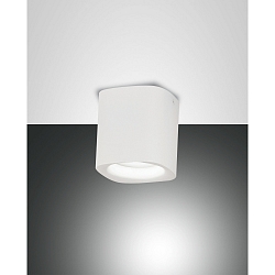 Spot SMOOTH � 1 flamme, angulaire GU10 IP44, blanche gradable