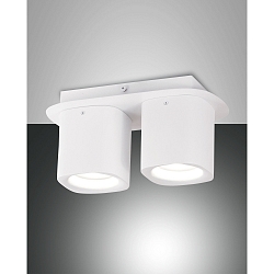 Spot SMOOTH, GU10, 2x 10W, IP20, white