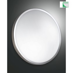 Luminaire de salle de bain PLAZA grand, rond IP41, chrome, blanche gradable