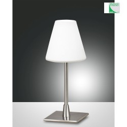Lampe de table LUCY dimmable G9 IP20 nickel satin gradable