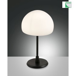 Lampe de table GAIA langue, dimmable G9 IP20 noir gradable