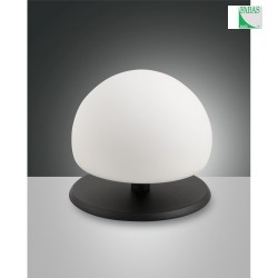 Lampe de table MORGANA court, dimmable G9 IP20 noir gradable