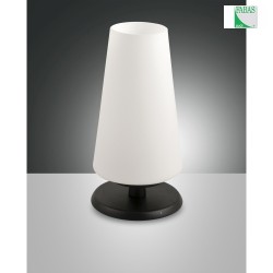 Lampe de table MILADY dimmable G9 IP20 noir , blanche gradable
