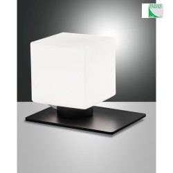 Lampe de table ZARA forme en d, angulaire G9 IP20 noir , blanche gradable