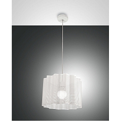 Luminaire � suspension GLICINE � 1 flamme E27 IP20, blanche