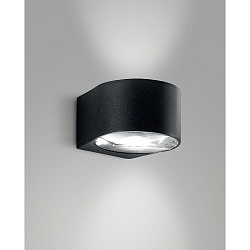 Luminaire mural d�ext�rieur LAO haut bas, � 2 flammes IP65, noir 