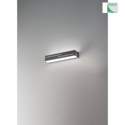 LED Wall luminaire BANNY, 2x 9W, 3000K, 1700lm, IP20, anthracite
