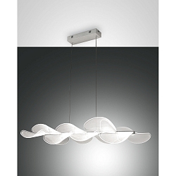 Luminaire à suspension SYLVIE langue, dimmable IP20, transparent, blanche gradable