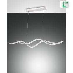 Luminaire  suspension SINUO IP20 satin, blanche gradable