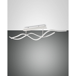 Luminaire de plafond SINUO IP20, satin�, blanche gradable
