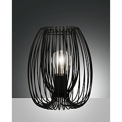 table lamp CAMP E27 IP20, black dimmable