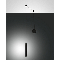 Luminaire à suspension PRADO IP20, noir gradable