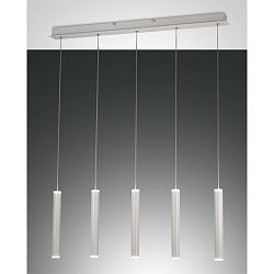 Luminaire à suspension PRADO IP20, satiné, blanche gradable