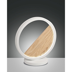 Lampe de table PIERRE IP20 blanche gradable