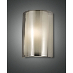 Luminaire mural MARIBEL E27 IP20, gris, transparent, blanche 