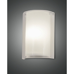 Luminaire mural MARIBEL E27 IP20, transparent, blanche 