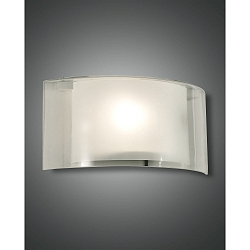Luminaire mural ALIDE E27 IP20, transparent, blanche 