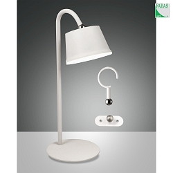 Lampe rechargeable ARMANDA IP54, blanche gradable