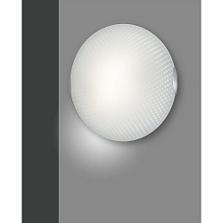 Luminaire de plafond CONNIE Ø40cm E27 IP20, nickel satiné, blanche