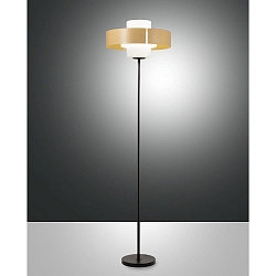 Lampadaire LOTO E27 IP20, noir gradable