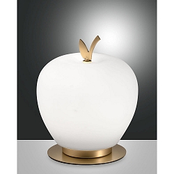 table lamp WENDY IP20, satined brass dimmable