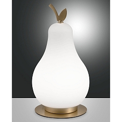 Lampe de table WILMA IP20, laiton satiné gradable