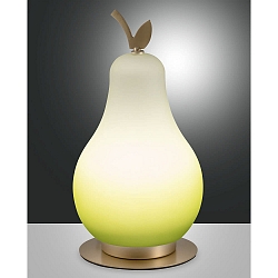 Lampe de table WILMA IP20, laiton satiné gradable