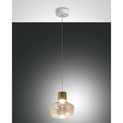 Luminaire à suspension KINO à 1 flamme IP20, blanche gradable