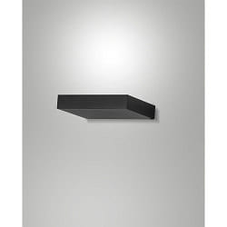 Luminaire mural GUIA angulaire, résistant aux chocs, indirect IP20, noir 