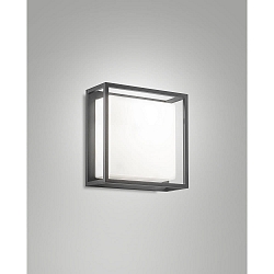 Luminaire mural d’extérieur GLAMMY E27 IP54, gris foncé