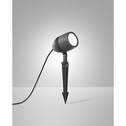 Lampe � piquet de terre BORIS IP65, gris fonc�