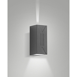 Luminaire mural d’extérieur LULY IP65, gris foncé