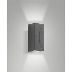 Luminaire mural d’extérieur LULY IP65, gris foncé