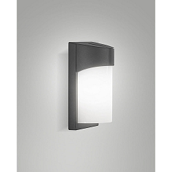 Luminaire mural d’extérieur GLUCK E27 IP54, gris foncé
