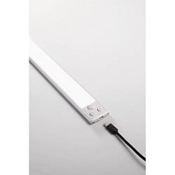 Eclairage sous meuble RIVA avec d�tecteur de mouvement, avec batterie, fixation magn�tique IP20