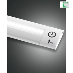 Fabas Luce GALWAY Touch dimmer LED Light bar/Under cabinet luminaire, white, lens 120°, length 30cm